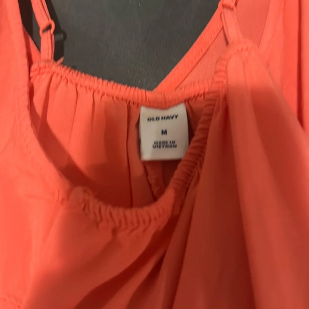 🌸 Old Navy Apricot Maxi Dress – Size M – $18 - Picture 3 of 4